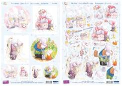 Reddycards 3D Stanzbogen Set Humphreys Corner Every Day 6 