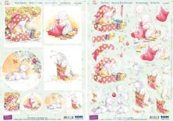 Reddycards 3D Stanzbogen Set Humphreys Corner Weihnachten 4 