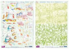 Reddycards 3D Stanzbogen Set Humphreys Corner Weihnachten 7 