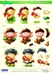 Reddycards 3D Stanzbogen Toread 