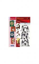 Reddycards Bastelpackung Match-It Weihnachten Silber 