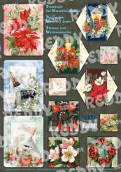 Reddycards Bastelpackung Set mit Wasserfallkarten, Blumen, Silvester 