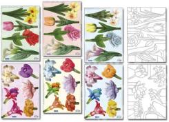 Reddycards Blumendrucke passend zum Prägeboard Floral Bouquets 