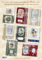 Reddycards DeLuxe-Kartenset für 8 Karten mit nostalgische Weihnachtskarten 