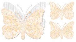 Reddycards DeLuxe Schmetterlingskarten, gelb ca. 290 x 205mm 