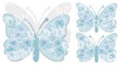 Reddycards DeLuxe Schmetterlingskarten, hellblau ca. 290 x 205mm 