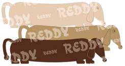 Reddycards DeLuxe gold-laminiert, braun, beige, creme 