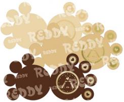 Reddycards DeLuxe gold-laminiert, braun, beige, creme 