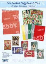 Reddycards Geschenkset Prägeboard Noel 10tlg. inkl. Anleitung 