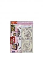 Reddycards Match-It Bastelset Flower Fairies Nr.4 SILBER 