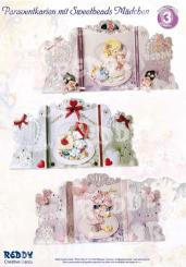 Reddycards Paravantkarten mit Sweetheads Mädchen A6 Set 