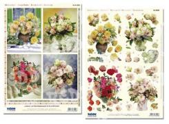 Reddycards Stanzbogen Set "Anlässe" Blumenbouquets 