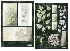 Reddycards Stanzbogen Set "Anlässe" Kondolenz Motive B6, DIN-lang mit Golddruck 