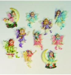 Relief-Elfen,10er Set,farbig ca 5-6cm 