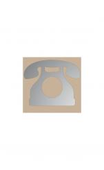 Rico-Design Reflections II Basics Spiegel - Telefon 8,5x10,5cm 