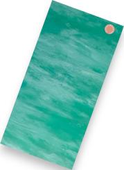 Sandras-Bastelladen - Multicolor - Kerzen Verzierwachsplatte - 200 x 100 x 0,5mm Mint Marmoriert Mint Marmoriert