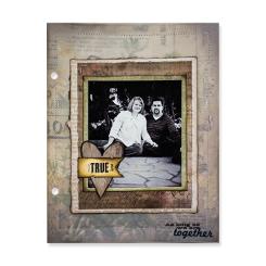 Spellbinders Stanz- und Prägeschablone Shapeabilitie Ausgefranste Registrierkarte 7 tlg. by Tammy Tutterow 