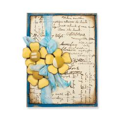 Spellbinders Stanz- und Prägeschablone Shapeabilitie Shabby Blüten 4 tlg. by Tammy Tutterow 