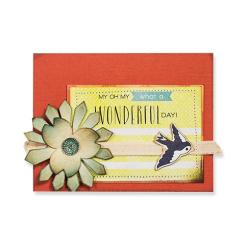 Spellbinders Stanz- und Prägeschablone Shapeabilitie Windrad Blüten 3tlg. by Tammy Tutterow 