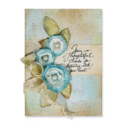 Spellbinders Stanz- und Prägeschablone Shapeabilitie Pom Pom Posies 5 tlg. by Tammy Tutterow 