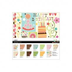 S.E.I. Assortment pack Happy Day 30,5x30,5cm /24 Bögen 