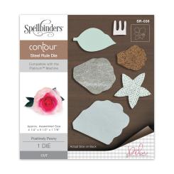 Spellbinders Stanzschablone Contour Steel Rule Pfingstrose 3D 