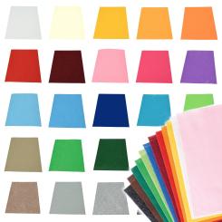 Sandras Bastelfilz / Filzplatten 3mm dick ~450 g/m² / 30x45cm - Stück 