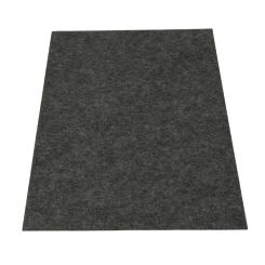 Sandras Bastelfilz / Filzplatten 3mm dick ~450 g/m² / 30x45cm - Stück Schwarz meliert Schwarz meliert