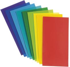 Sandras-Bastelladen Kerzen Verzierwachsplatten 10er Set - 200 x 100 x 0,5mm 