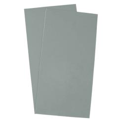Sandras-Bastelladen Kerzen Verzierwachsplatten 2er Set - 200 x 100 x 0,5mm Grau Grau