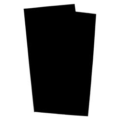 Sandras-Bastelladen Kerzen Verzierwachsplatten 2er Set - 200 x 100 x 0,5mm Schwarz Schwarz