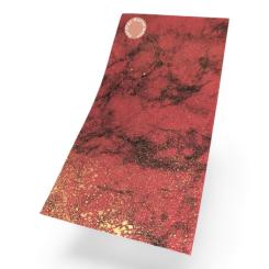 Sandras-Bastelladen - Marmor - Kerzen Verzierwachsplatte - 200 x 100 x 0,5mm Schwarz-Rot-Gold Schwarz-Rot-Gold
