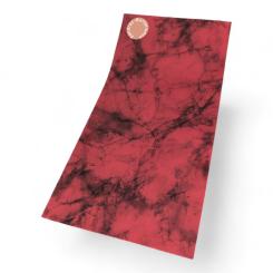 Sandras-Bastelladen - Marmor - Kerzen Verzierwachsplatte - 200 x 100 x 0,5mm Schwarz-Rot Schwarz-Rot