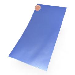 Sandras-Bastelladen - Pearl - Kerzen Verzierwachsplatte - 200 x 100 x 0,5mm Blau Blau