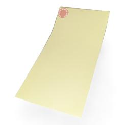 Sandras-Bastelladen - Pearl - Kerzen Verzierwachsplatte - 200 x 100 x 0,5mm Creme Creme