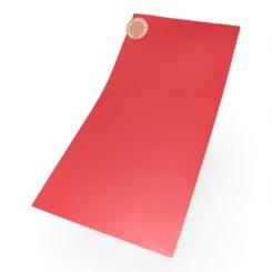 Sandras-Bastelladen - Pearl - Kerzen Verzierwachsplatte - 200 x 100 x 0,5mm Rot Rot