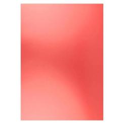 Sandras CardDeco Satin-Spiegelkarton DIN A4  250g/m²  - 6 Bögen Metallic Weihnachts Rot Metallic Weihnachts Rot