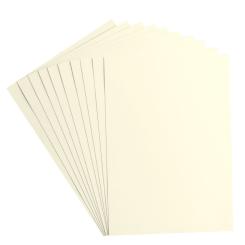 Sandras Glatterkarton-Smooth DIN A4 216g 10 Blatt Creme Creme