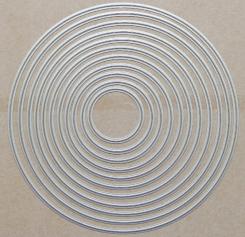 Sandras XXL Stanzschablone 11tlg - Rund 