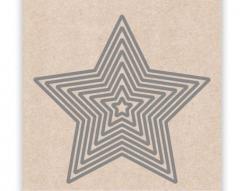 Sandras XXL Stanzschablone 8tlg - Stern 