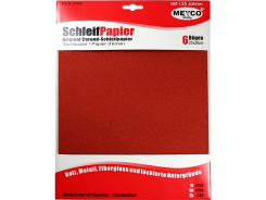 Schleifpapier 6er Set sort. 23x28cm 