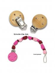 Schnuller Chlip - Buche,  natur Ø 35mm, 1 Stk. 