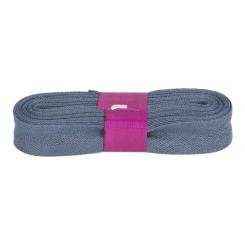 Schrägband / Einfassband Baumwolle Uni gefalzt 3m x 12mm 063-Blaugrau 063-Blaugrau