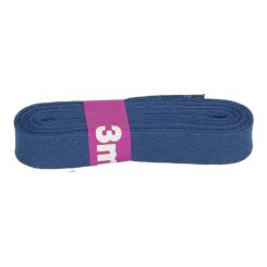 Schrägband / Einfassband Baumwolle Uni gefalzt 3m x 12mm 293-Jeansblau 293-Jeansblau