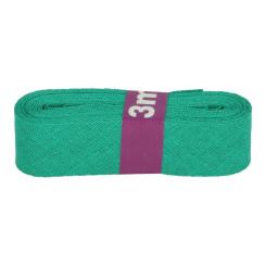 Schrägband / Einfassband Baumwolle Uni gefalzt 3m x 12mm 433-Tannengrün 433-Tannengrün