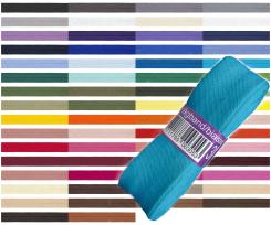 Schrägband / Einfassband Baumwolle Uni gefalzt 3m x 20mm 