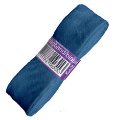 Schrägband / Einfassband Baumwolle Uni gefalzt 3m x 20mm 278-Regattablau 278-Regattablau