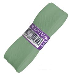 Schrägband / Einfassband Baumwolle Uni gefalzt 3m x 20mm 407-Dunkles Seegrün 407-Dunkles Seegrün