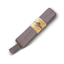 Schrägband / Einfassband Baumwolle Uni gefalzt 5m x 12mm 004-Grau 004-Grau