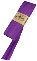 Schrägband / Einfassband Baumwolle Uni gefalzt 5m x 20mm 188-Brillant Violett 188-Brillant Violett
